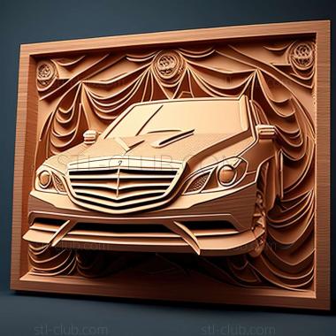 3D модель Mercedes Benz W221 (STL)